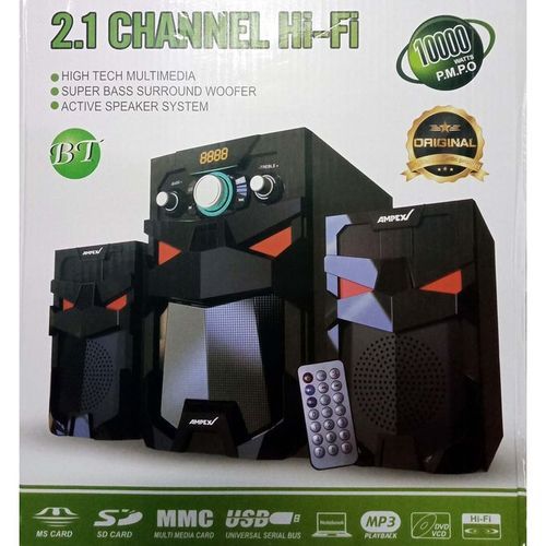 Ampex 2.1-CH Sub-Woofer, BLUETOOTH,FM,USB/10000W