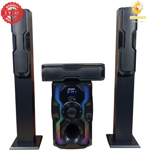 Euroken EK-6401 3.1CH Digital Home Theatre Subwoofer - 10000W PMPO - Bluetooth/USB/FM