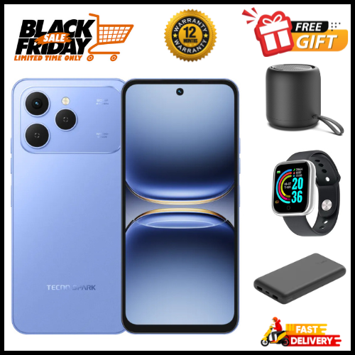 END OF MONTH OFFERS🔥🔥🔥BRAND NEW TECNO SPARK 40 128GB/256GB + UpTo 8GB/16GB EXTENDED 6.67'' Camera 50MP Main Camera 45W Super Charging 5200mAh smartphone.+ ALL THE FREEBIES DISPLAYED