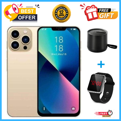 END OF MONTH OFFERS🔥🔥🔥CORN C16 PRO MAX 6.6" STORAGE ROM 64GB RAM 5GB STRONG BATTERY 5000 mAh DOUBLE SIM CARD SMART PHONE ON OFFER FINGERPRINT FACE UNLOCK,8MP
