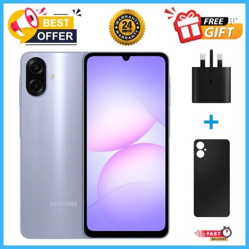 END OF MONTH OFFERS🔥🔥🔥 Samsung Galaxy A07 64GB/128GB+4GB 6.7" 90Hz Display 50MP Rear+8MP Front Cameras 5000mAh Battery 25W Fast Charging IP54 One UI 7 Android 15+(6Years Of OS Updates) Galaxy AI