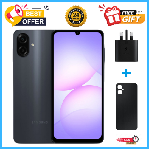 END OF MONTH OFFERS🔥🔥🔥 Samsung Galaxy A07 64GB/128GB+4GB 6.7" 90Hz Display 50MP Rear+8MP Front Cameras 5000mAh Battery 25W Fast Charging IP54 One UI 7 Android 15+(6Years Of OS Updates) Galaxy AI