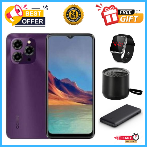 END OF MONTH OFFERS🔥🔥🔥CORN C16 PRO MAX 6.6" STORAGE ROM 64GB RAM 5GB STRONG BATTERY 5000 mAh DOUBLE SIM CARD SMART PHONE ON OFFER FINGERPRINT FACE UNLOCK,8MP