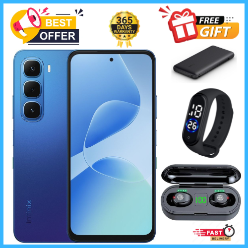 END OF MONTH OFFERS🔥🔥🔥BRAND NEW INFINIX HOT 60i 128GB+12(6+6)GB 6.7"120Hz Screen 4G Phone Dual SIM 5160mAh Battery 45W Charging 50MP Camera Fingerprint Lock Android 15 G81