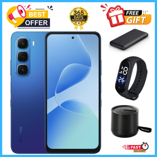 NEW ARRIVALS OFFERS🔥🔥🔥BRAND NEW INFINIX HOT 60i 256GB+16(8+8)GB 6.7"120Hz Screen 4G Phone Dual SIM 5160mAh Battery 45W Charging 50MP Camera Fingerprint Lock Android 15 G81