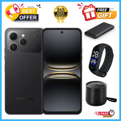 LIMITED OFFERS🔥🔥🔥BRAND NEW TECNO SPARK 40 128GB/256GB + UpTo 8GB/16GB EXTENDED 6.67'' Camera 50MP Main Camera 45W Super Charging 5200mAh smartphone.+ ALL THE FREEBIES DISPLAYED