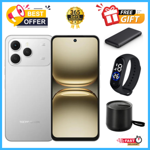 LIMITED OFFERS🔥🔥🔥BRAND NEW TECNO SPARK 40 128GB/256GB + UpTo 8GB/16GB EXTENDED 6.67'' Camera 50MP Main Camera 45W Super Charging 5200mAh smartphone.+ ALL THE FREEBIES DISPLAYED