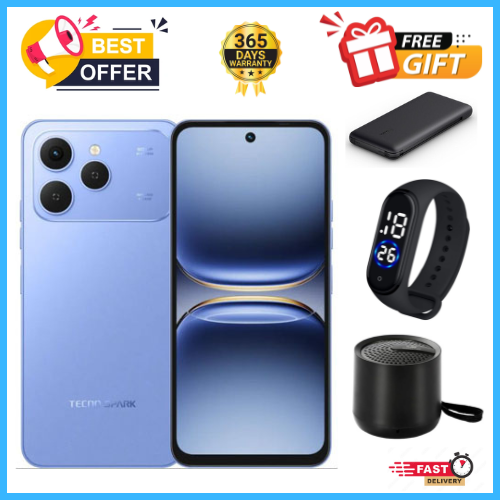 LIMITED OFFERS🔥🔥🔥BRAND NEW TECNO SPARK 40 128GB/256GB + UpTo 8GB/16GB EXTENDED 6.67'' Camera 50MP Main Camera 45W Super Charging 5200mAh smartphone.+ ALL THE FREEBIES DISPLAYED