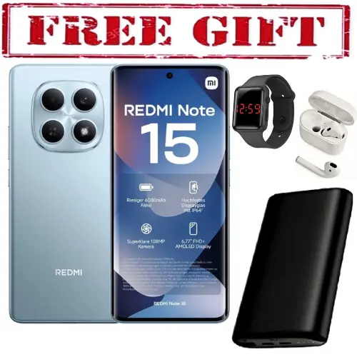 END OF MONTH OFFERS🔥🔥🔥!!!BRAND NEW I Redmi Note 15 , 6.83" AMOLED, 256GB + 8GB RAM (Dual SIM), 50MP, Multi-Directional PDAF, (2YRs WRTY