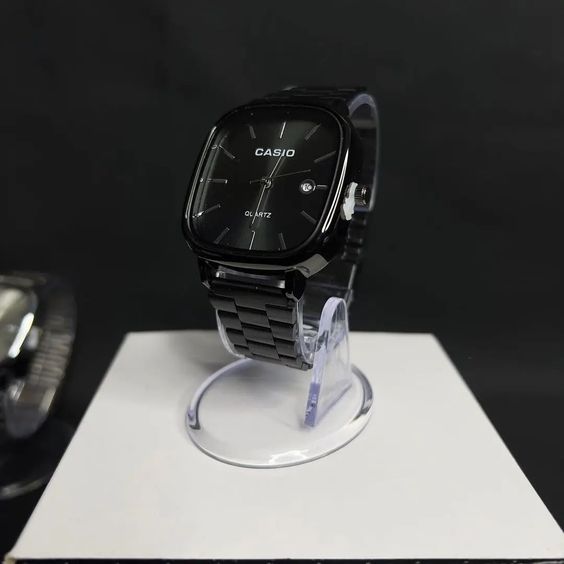 Casio Vintage Rose Black Watch – Classic Black Dial Quartz Timepiece