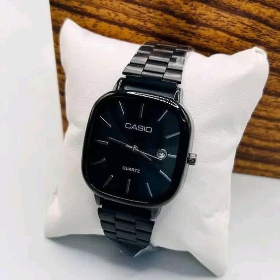 Casio Vintage Rose Black Watch – Classic Black Dial Quartz Timepiece