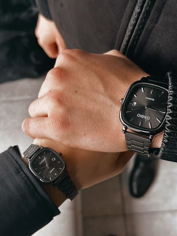 Casio Vintage Rose Black Watch – Classic Black Dial Quartz Timepiece