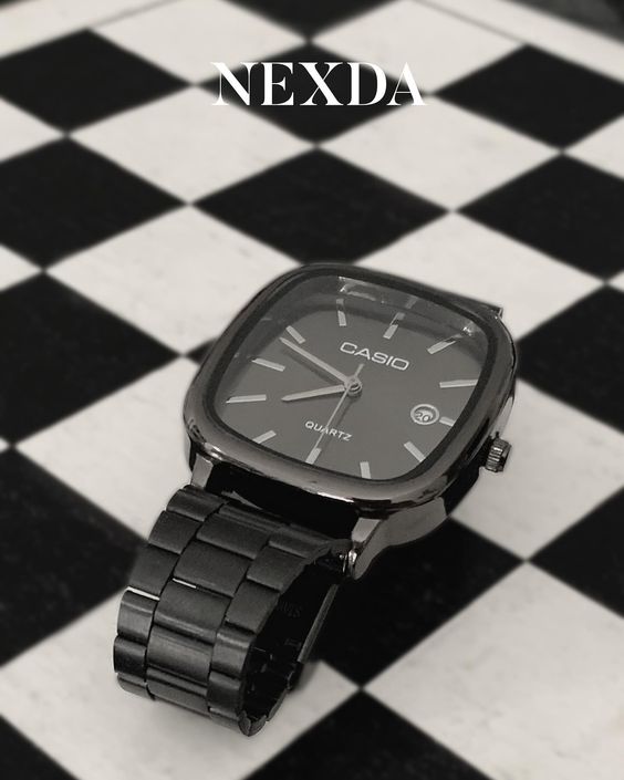 Casio Vintage Rose Black Watch – Classic Black Dial Quartz Timepiece