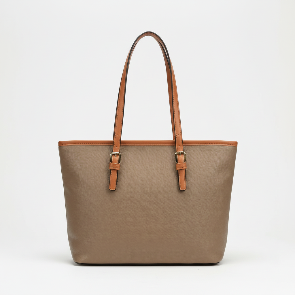 Women's Elegant PU Leather Tote Bag - Large Capacity Shoulder Handbag with Zipper for Office, Casual & Travel