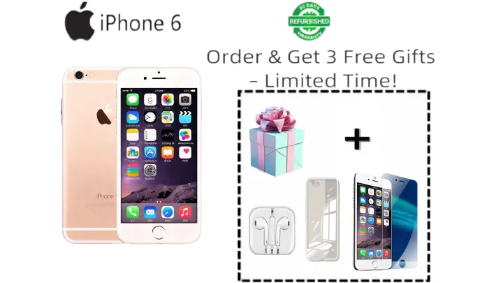 Refurbished Apple iPhone 6  128GB/64G/16G with Fingerprint unlock SmartPhone iPhone6