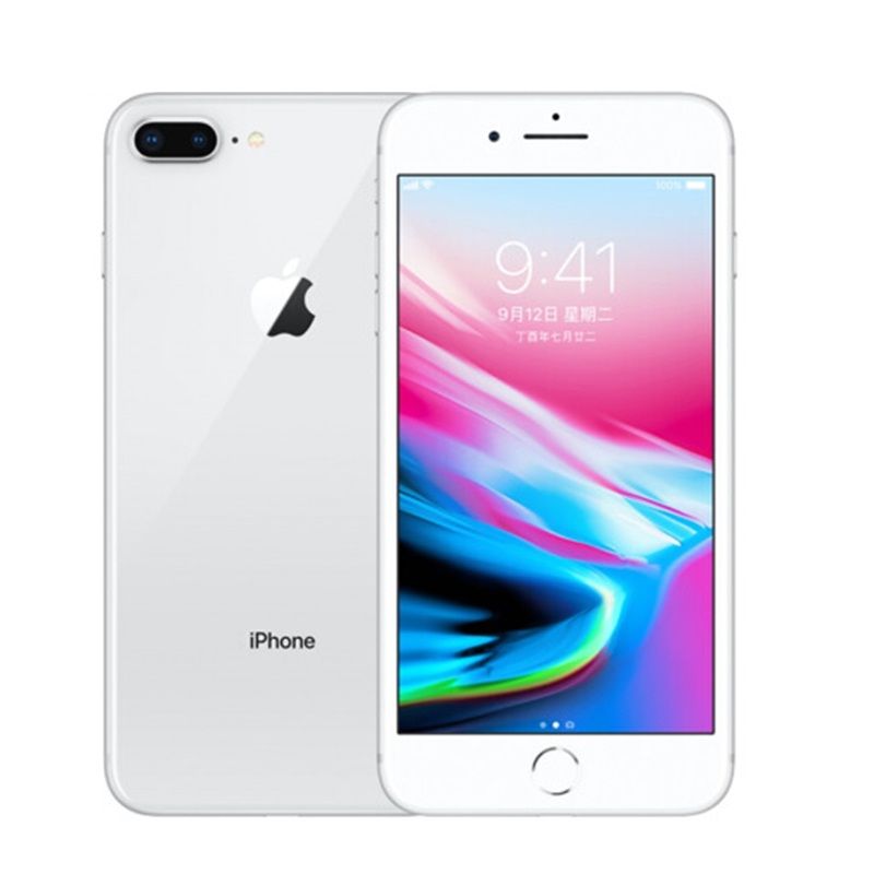 Refurbished iphone 8 plus 128GB    64GB/256GB+3GB 12MP+7MP 5.5 inch with fingerprint iphone8 plus unlocked
