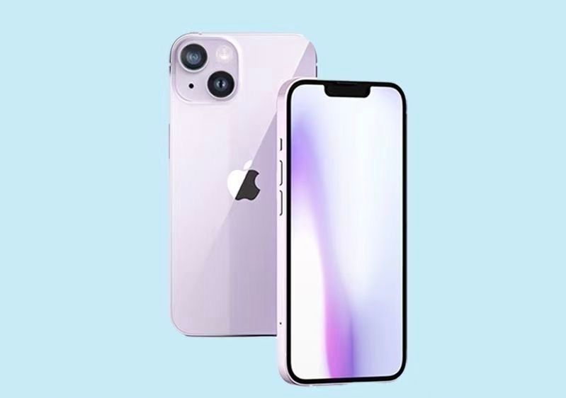 Apple iphone 14 256GB +6GB Dual Sim, 6.1-inch 48MP+12MP Camera 1136x1640-pixel resolution super No facial recognition involved.