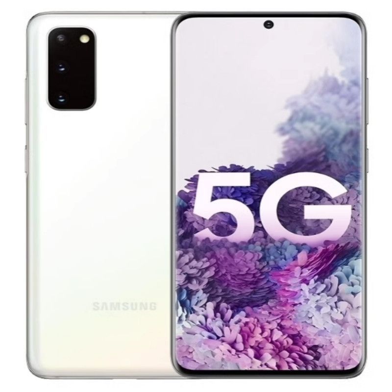 Refurbished Samsung Galaxy S20 5G Smart Phone 6.2'' 8GB+128GB 64MP+12MP Single SIM 4000mAh Unlocked smartphone Samsung S20 Perfect display screen