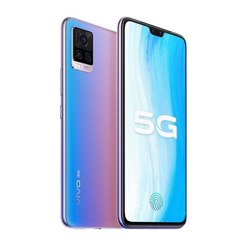 Refurbished vivo S7 Features facial recognition. 5G 6.44-inch screen CPU Qualcomm Snapdragon 765G 64MP camera 4000mAh rechargeable smartphone No fingerprint-based unlock feature