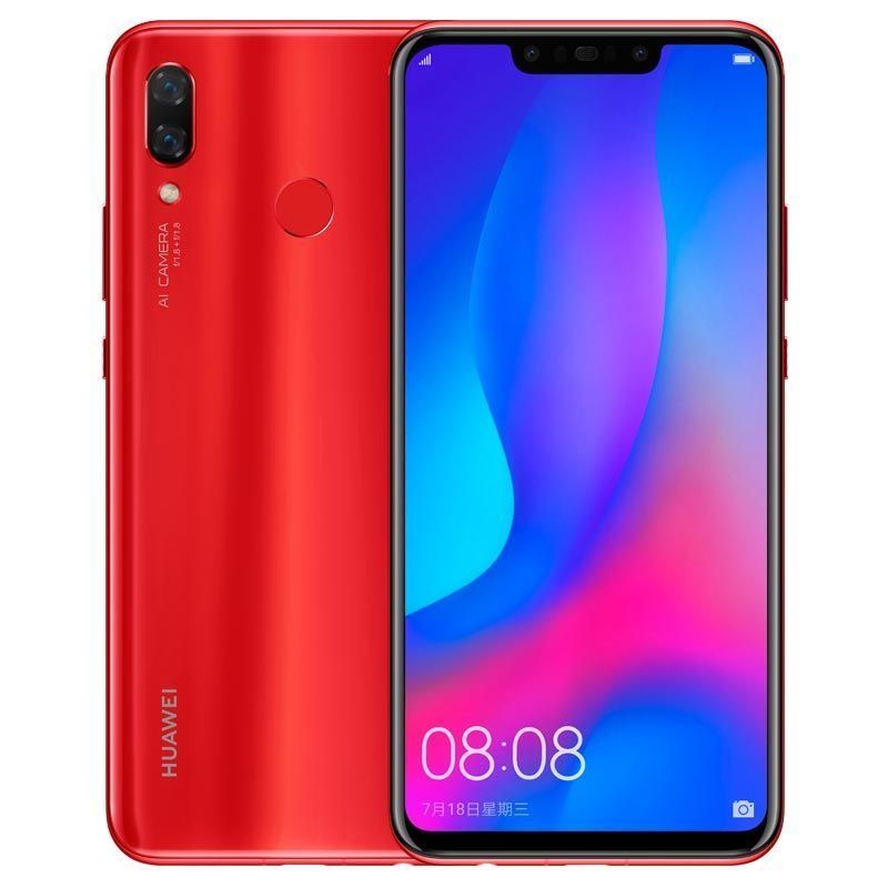 Refurbished Huawei nova 3 4G Google Play CPU HiSilicon Kirin 710 6.3-inch 24MP camera 3340mAh battery smartphone