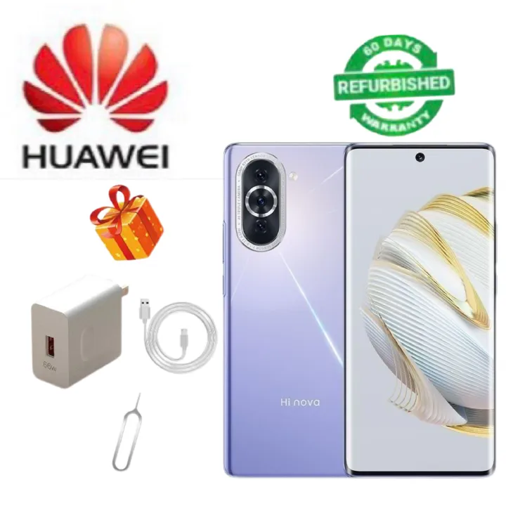 Refurbished Huawei Nova 10 4G CPU Qualcomm Snapdragon 778G 6.67-inch  8GB+128  8GB+256GB     screen 50MP camera 4000mAh battery smartphone
