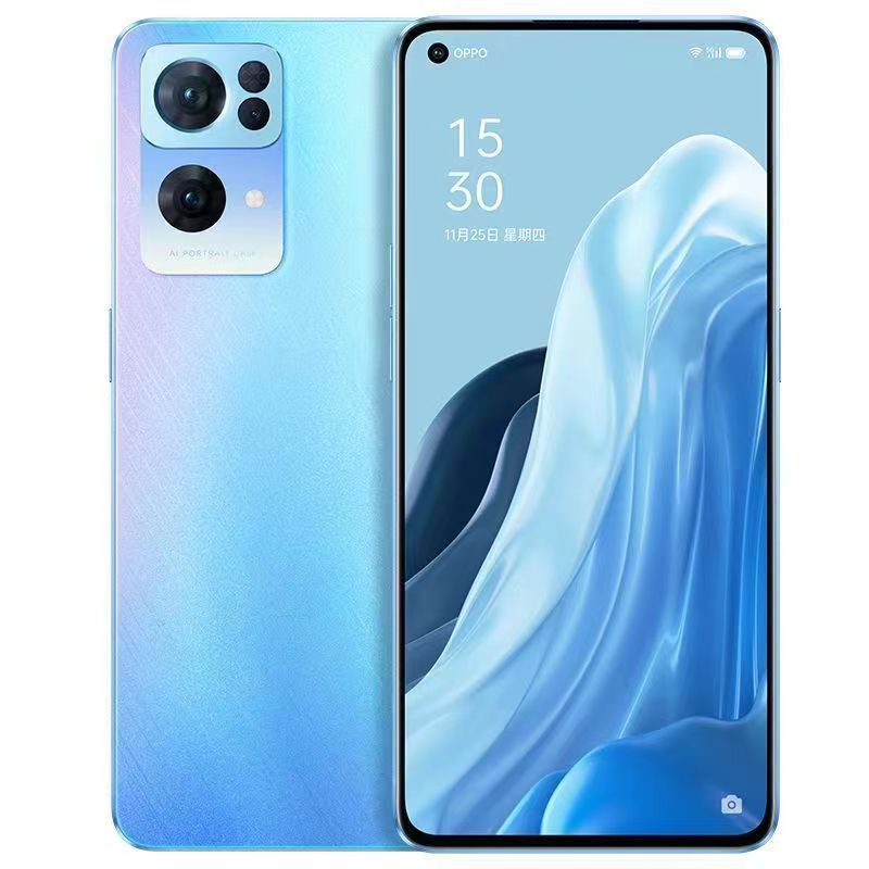 Refurbished OPPO Reno 7pro Dual Mode 5G Smartphone 6.55 Inch 4500mAh 8+256GB /12+256GB 4K Ultra HD Shooter Oppo Phone Facial Recognition Unlock