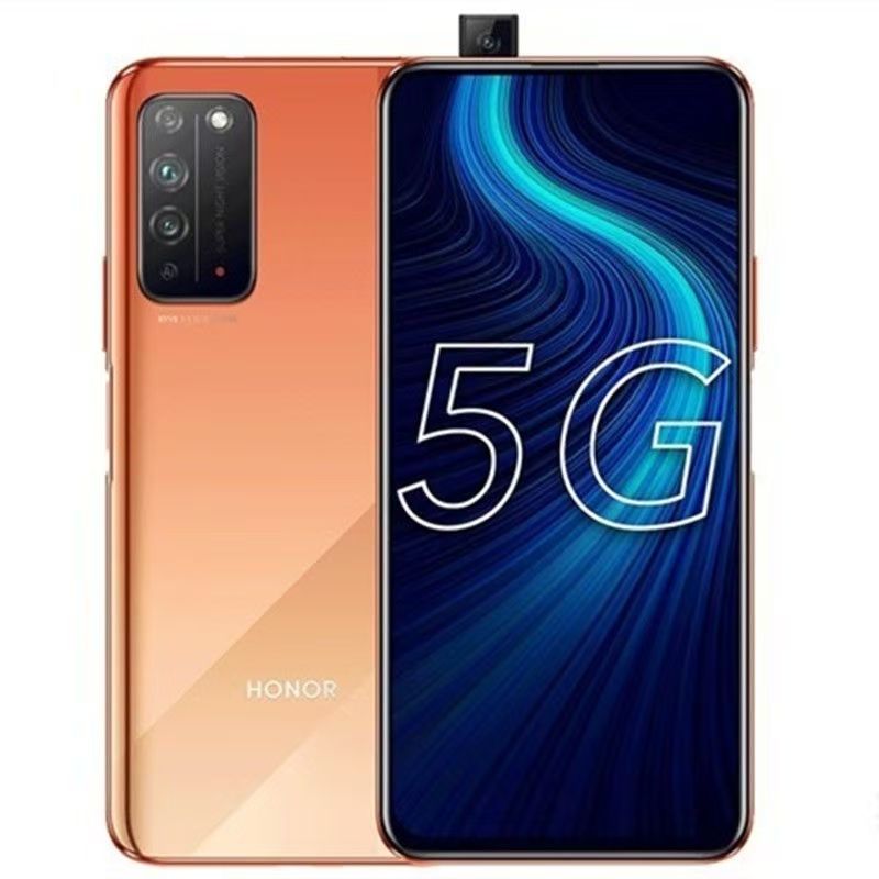 Refurbished Honor X10: 6.63-inch pop-up full display with SA/NSA dual-mode 5G, supporting the widest range of 9 major 5G frequency bands available in the industry. Fingerprint unlock support.