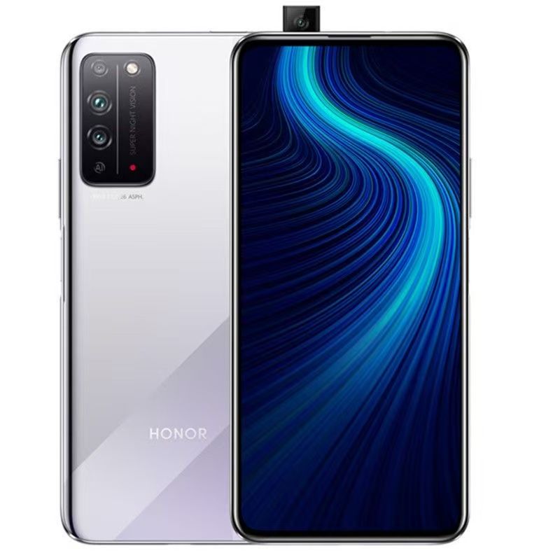 Refurbished Honor X10: 6.63-inch pop-up full display with SA/NSA dual-mode 5G, supporting the widest range of 9 major 5G frequency bands available in the industry. Fingerprint unlock support.
