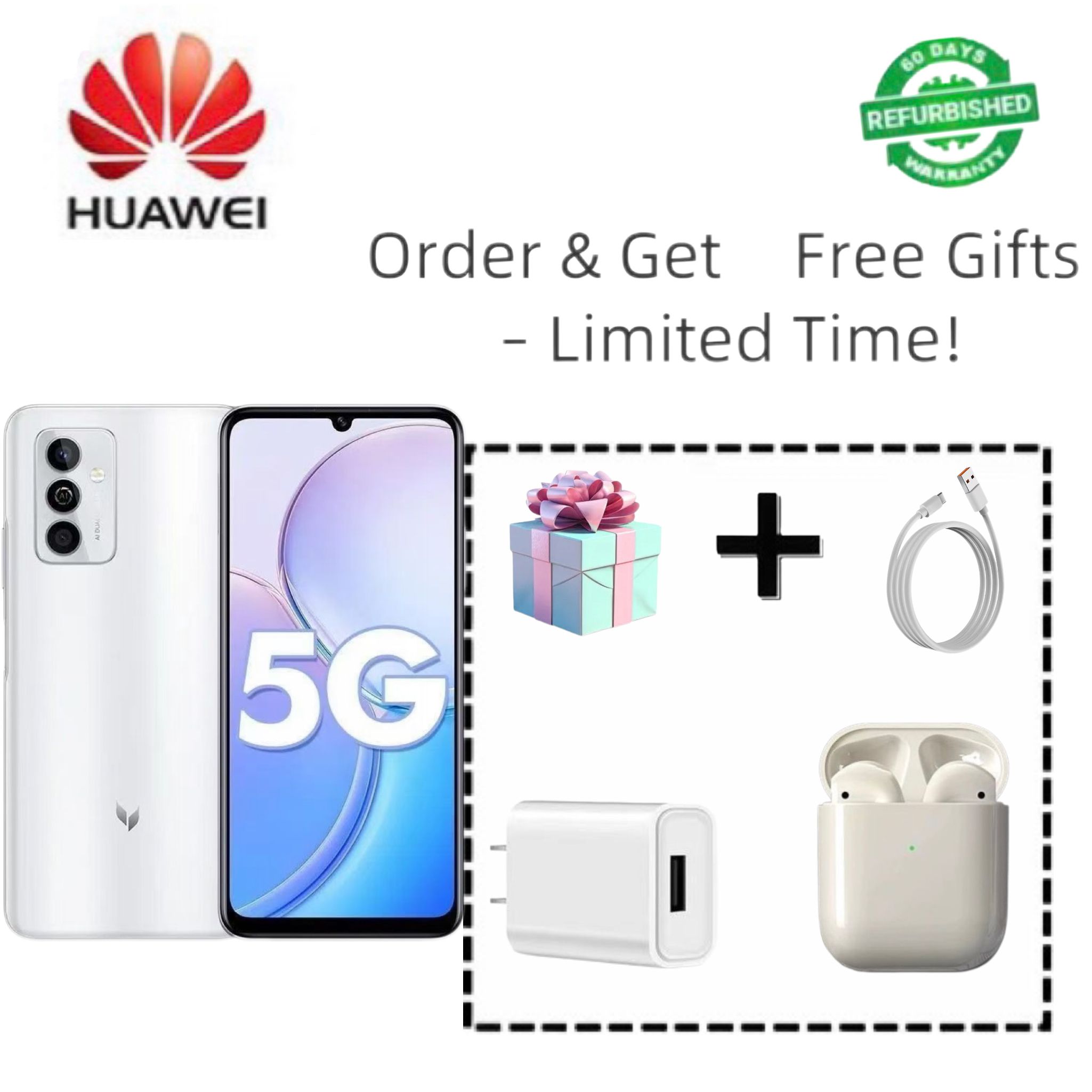 Refurbishment of Huawei Mai Mang 11 rear double camera 48 million pixels main camera front single camera: 8 million pixels 8 GB RAM + 128GB ROM Side fingerprint recognition