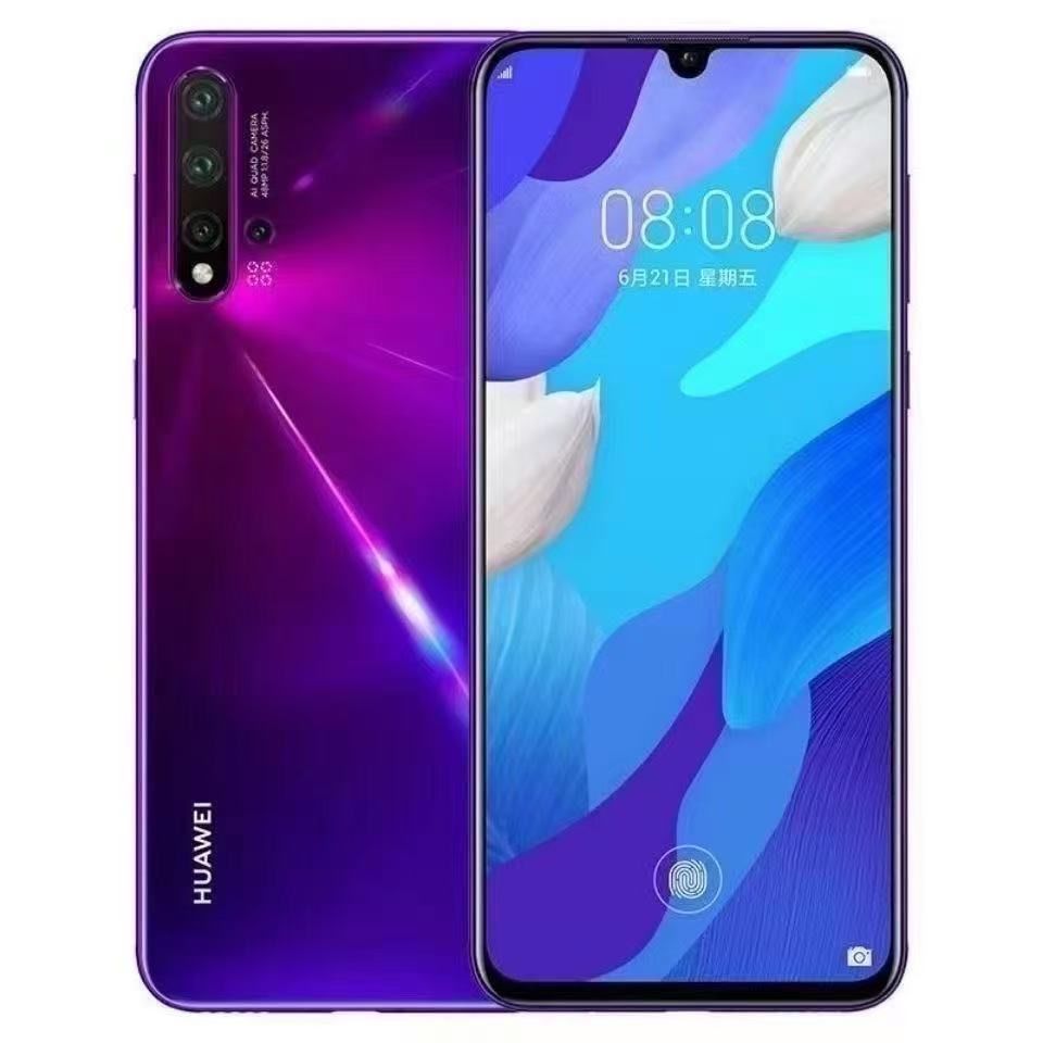 Refurbished Huawei noav5 6.39 inches OLED drop screen, 2340 × 1080 resolution support face unlock 8GB running memory + 128GB storage does not support fingerprint unlock
