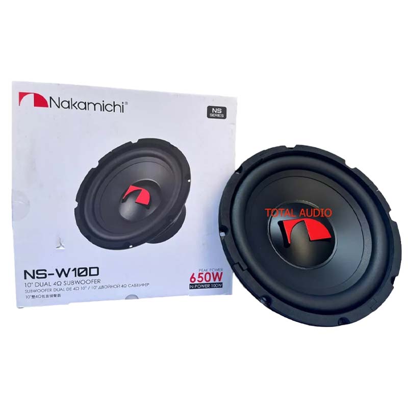 NAKA MICHI NS-W10D 10inch SVC Subwoofer 650W For Cars Compatible With All Car Bluetooth Floor Standing Subwoofer Car Subwoofer Speaker Deep Bass and Clear-quality Music