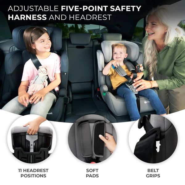 Children’s Safety Car Seat Cushion – Universal Infant & Toddler Car Seat Insert with 5-Point Harness Support, Ergonomic Padding and Breathable Fabric for Secure Travel