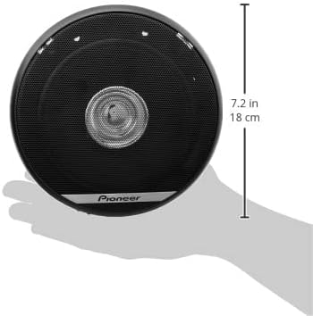 Pioneer TS-G1610F 280W Dual Cone Car Speaker System – 6.5 Inch Full-Range 2-Way Coaxial Speakers, High Sensitivity Sound Upgrade, Easy Fit for Most Vehicles