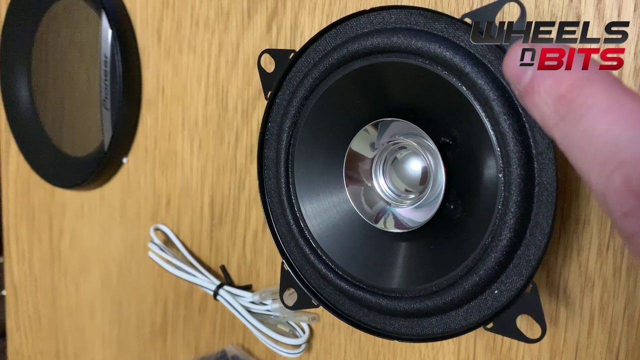 Premium Pioneer TS-G1010F 10 cm (4") Dual Cone Car Speaker 190W Max 4Ω Impedance Wide 44Hz-25kHz G-Series Full-Range Upgrade Sound System