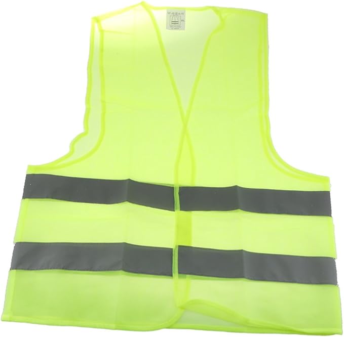Light Reflector Safety Jacket – High Visibility 360° Reflective Workwear for Night Safety, Cycling, Running & Industrial Use, Breathable Polyester Fabric with Adjustable Fit