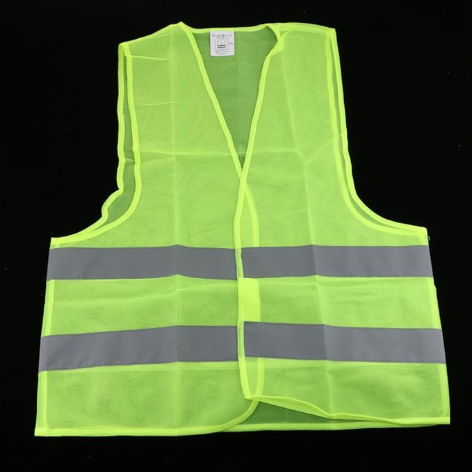 Light Reflector Safety Jacket – High Visibility 360° Reflective Workwear for Night Safety, Cycling, Running & Industrial Use, Breathable Polyester Fabric with Adjustable Fit