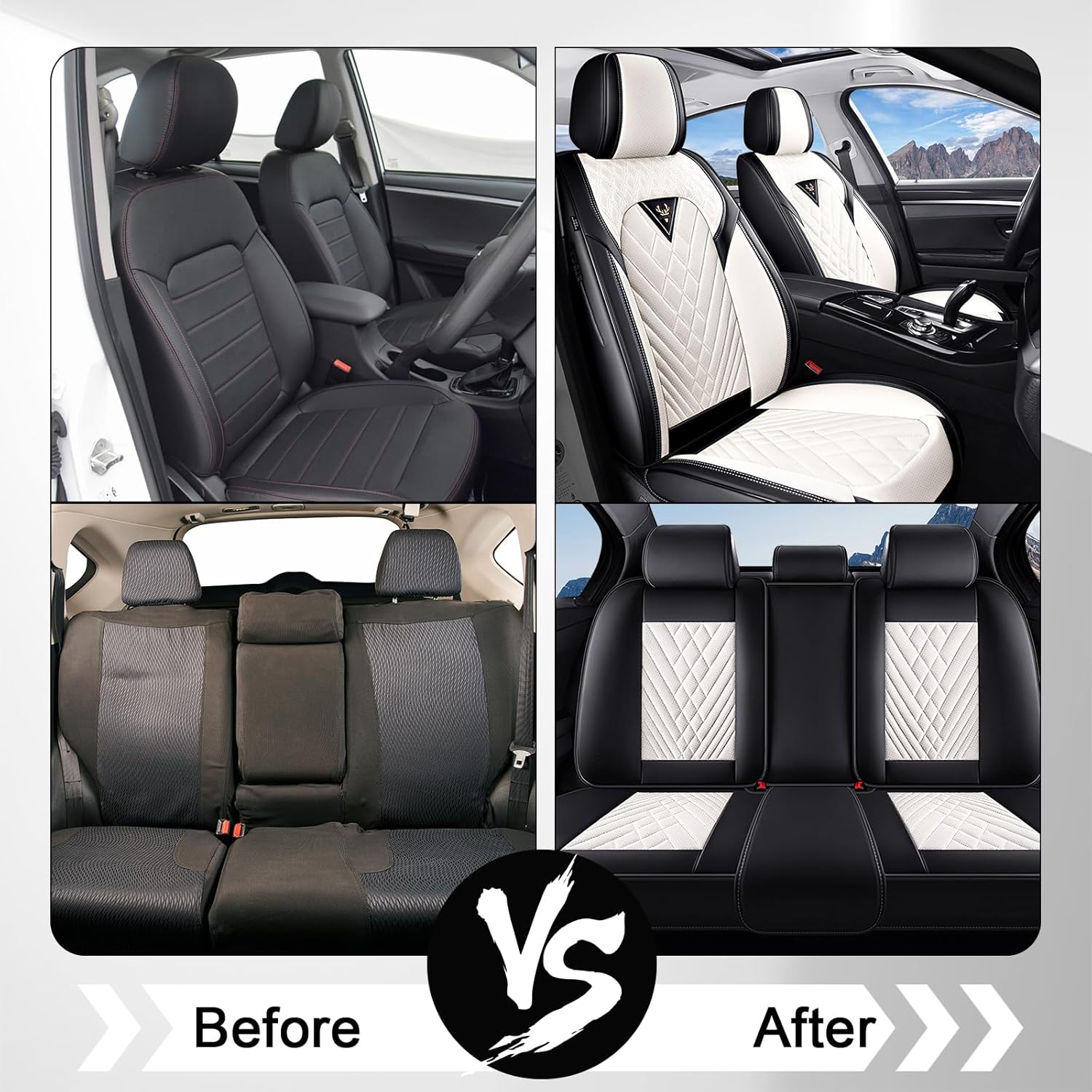 Velvet Car Seat Cover 5 pcs – Soft Luxury Velvet Full Set for Front & Rear Seats, Spill & Stain Resistant, Easy Install, Universal Fit, Durable Cushioning, Stylish Interior Upgrade