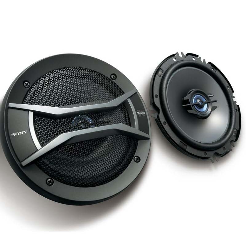 Sony Full Range 2-Way Coaxial Speaker XG GTF1626 6.5 Inch 190W Car Audio Speakers | Powerful Bass H.O.P Cone Woofer | Nano Fine Tweeter | 40W RMS High Quality Universal Car Sound Upgrade