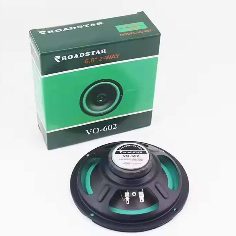 Roadstar 6 Inch Car Door Speakers VO-602 Cheap Full Range Car Audio Upgrade | Powerful Bass Budget Speaker Replacement | Clear Balanced Sound | Easy Install Universal 6” Car Sound Enhancement