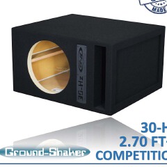 Generic 12 Inch Vented Subwoofer Enclosure Single Breather Car Subwoofer Box | Heavy Duty Chipboard Sub Box | High Bass Output Ported 12” Speaker Cabinet for Car Audio Upgrade