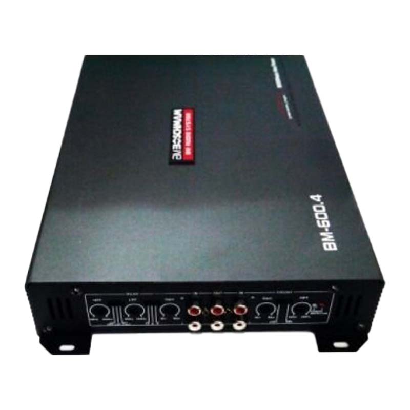 Boschmam 4 Channel Car Amplifier 8000W High Power MOSFET Booster | Powerful Bass & Clear Sound | 4×100W RMS Output | LPF/HPF Filters | Premium Car Audio Amplifier for Subwoofers & Speakers