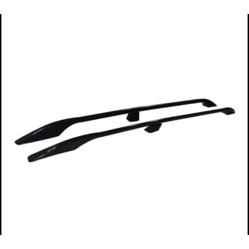 Car Roof Rack Side Rails Black Universal Vehicle Roof Rail Bars Heavy Duty Exterior Luggage Carrier Support for SUV Crossover Wagon Strong Durable Auto Accessory