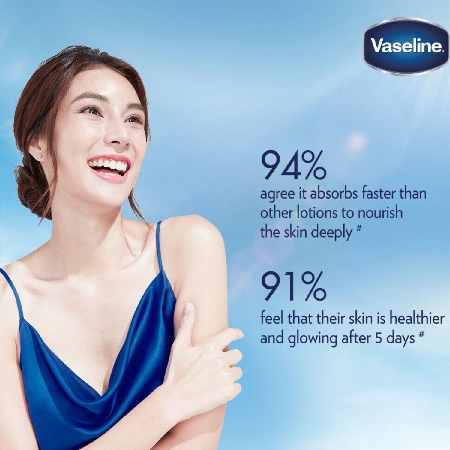 Vaseline 3 in 1 Body Care Combo Brightening Lotion 725ml + Body Oil 200ml + Gluta Hya Dewy Radiance Serum 300ml Hydrating Smooth Glowing Skin Moisturizing Bundle Offer