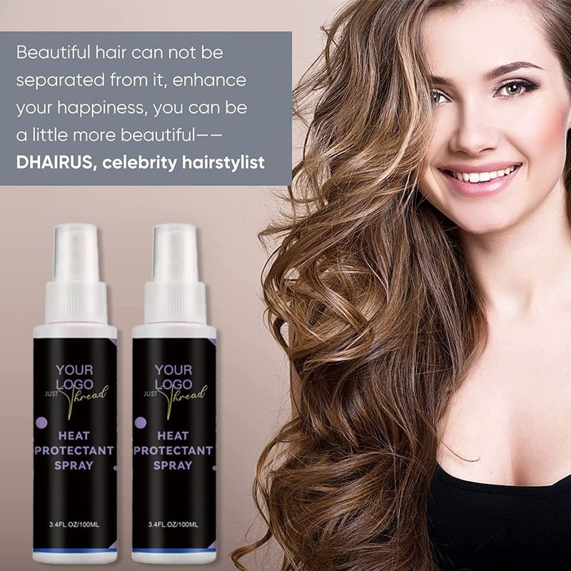 Foisten Professional Heat Protector Spray 150Ml Thermal Protection Mist With Argan Oil Keratin Vitamins Frizz Control Shine Enhancer Smooth Silky Hair Heat Styling Shield Guard Spray