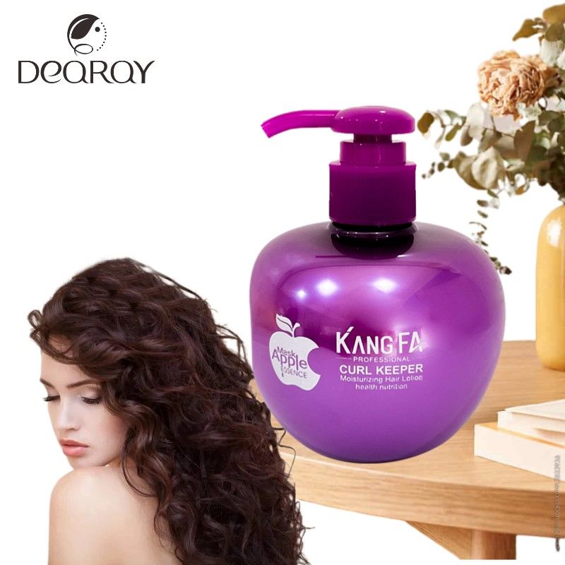 Kang Fa Professional Curl Keeper Pink Moisturizing Hair Lotion 260Ml Curl Defining Cream For Curly Hair Wigs And Weaves Anti Frizz Shine Enhancer Hydrating Styling Treatment For Soft Bouncy Hair