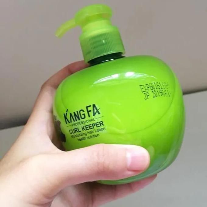 Kang Fa Professional Curl Keeper Green Moisturizing Hair Lotion 260Ml Curl Defining Cream For Curly Hair Wigs And Weaves Anti Frizz Shine Enhancer Hydrating Styling Treatment For Soft Hair