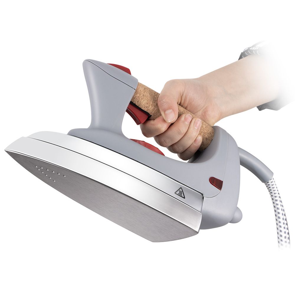 Household steam electric iron with super high power of 2000W, polished aluminum bottom plate for ironing clothes
