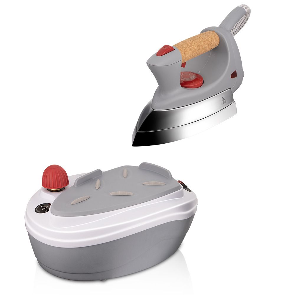 Household steam electric iron with super high power of 2000W, polished aluminum bottom plate for ironing clothes