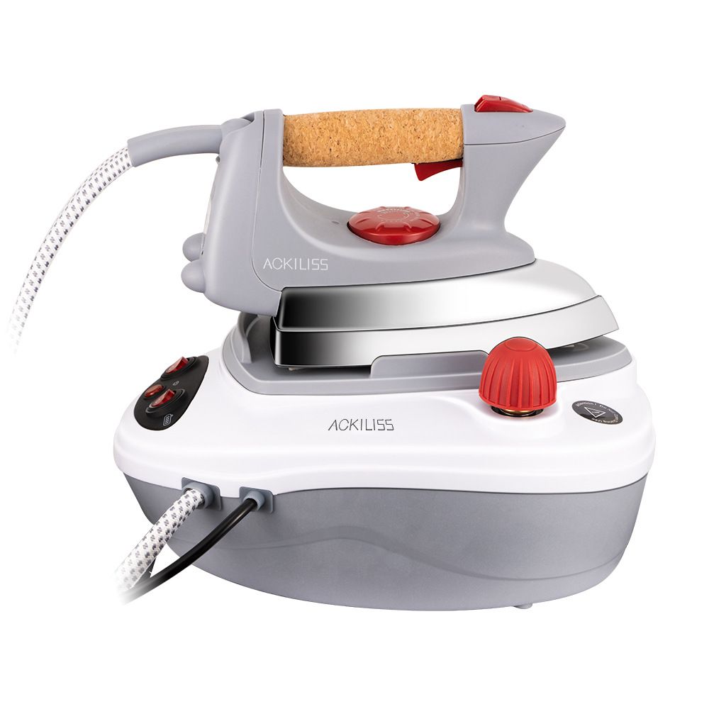 Household steam electric iron with super high power of 2000W, polished aluminum bottom plate for ironing clothes