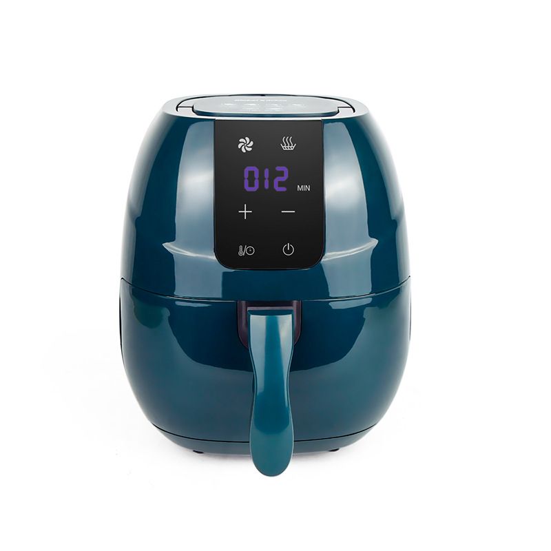 Air fryer, large capacity digital display screen, touch screen, electric fryer, 8L oven